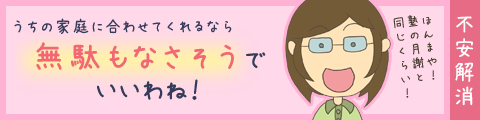 うちの家庭に合わせてくれるなら無駄もなさそうでいいわね！